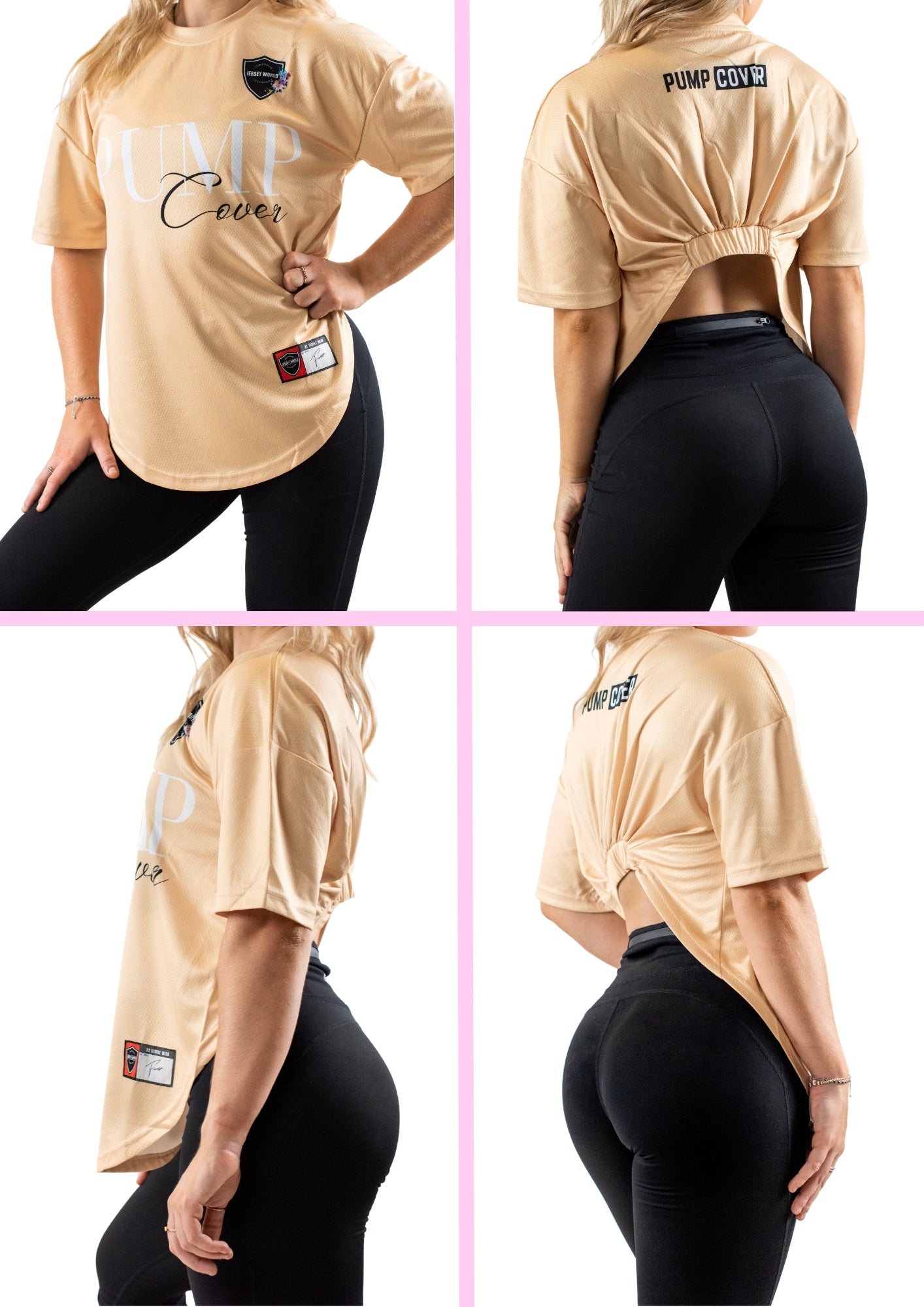Women's Cremè Elegant Pump Cover Activewear T-shirt